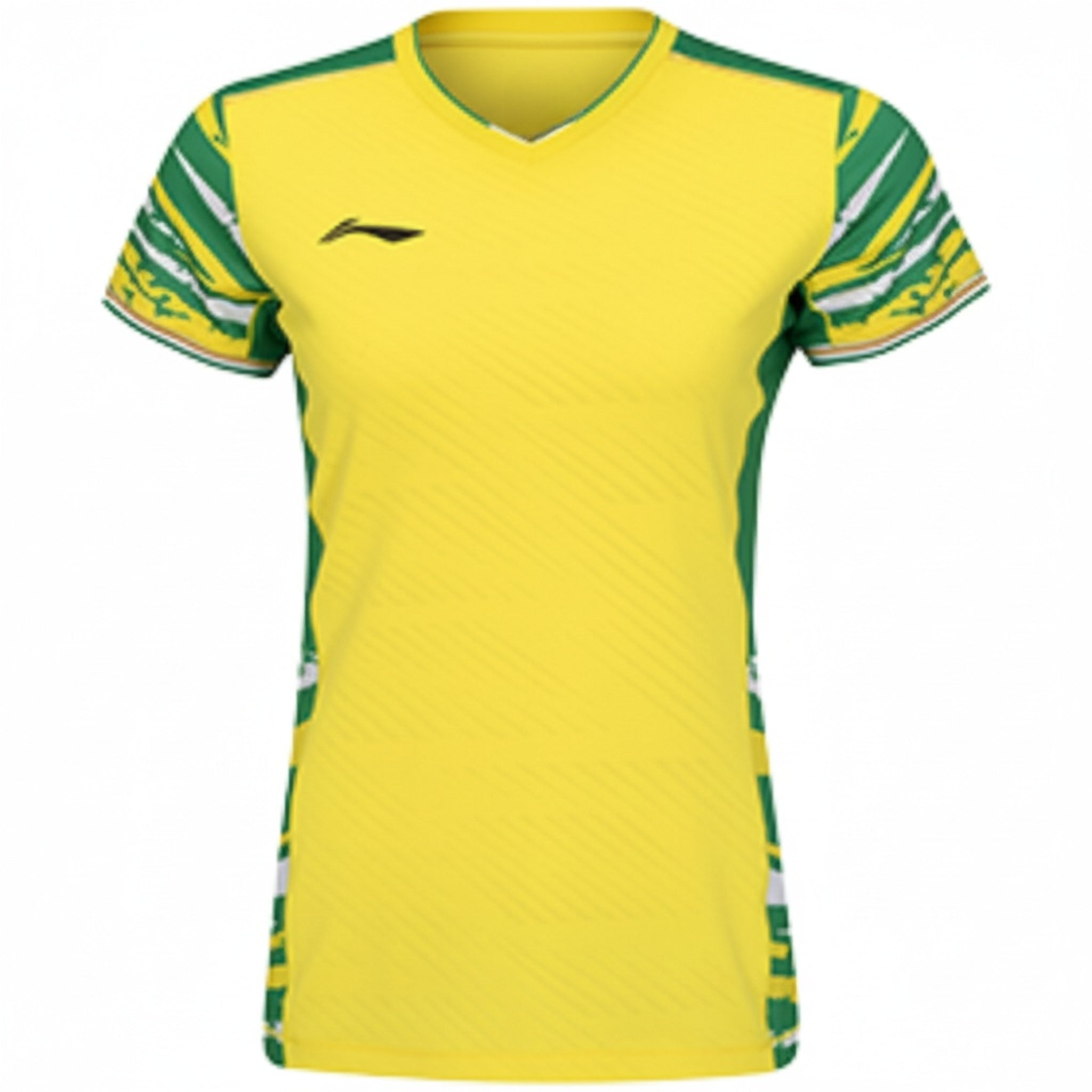 Badminton T-shirt - Li-Ning Top Play Yellow Women - SportYouUp Danmark