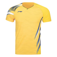 Li-Ning Badminton T-Shirt - Li-Ning Side Effect Yellow Unisex - SportYouUp Danmark