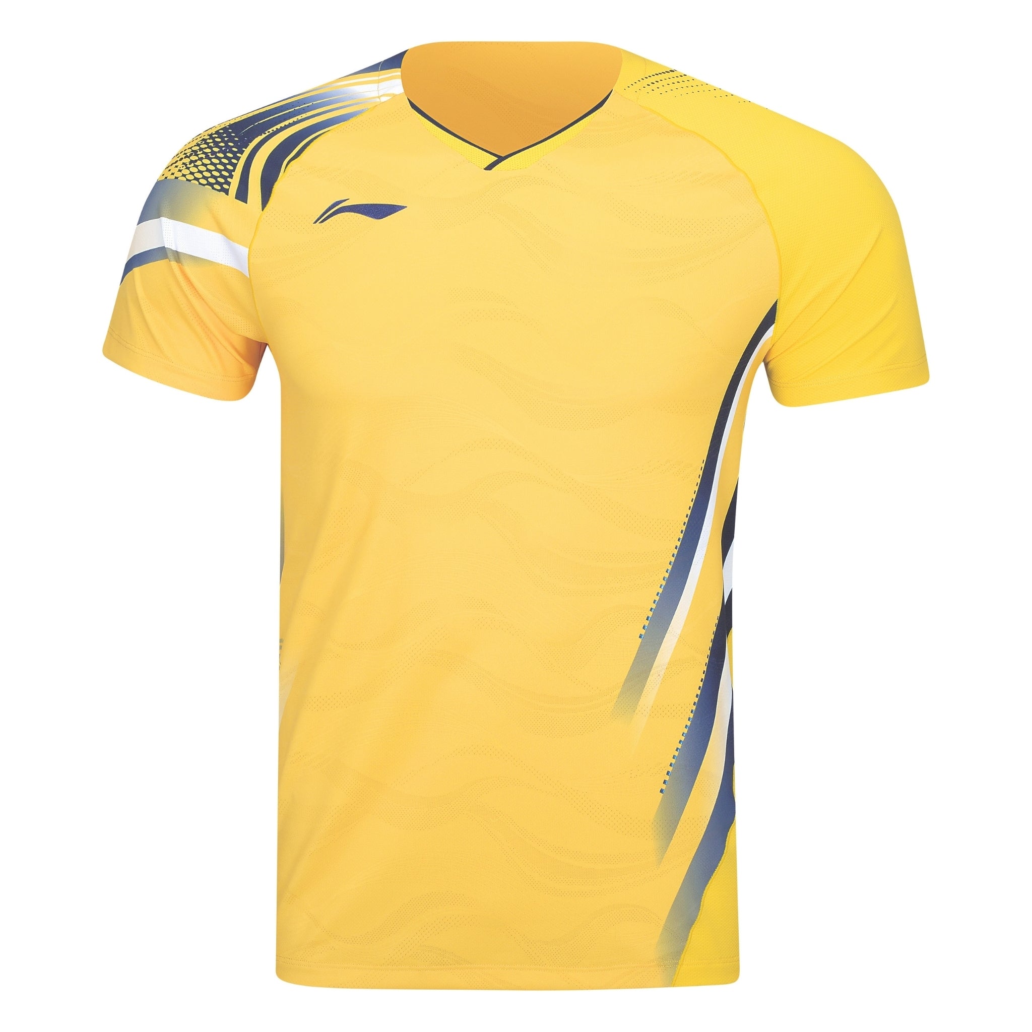 Li-Ning Badminton T-Shirt - Li-Ning Side Effect Yellow Unisex - SportYouUp Danmark