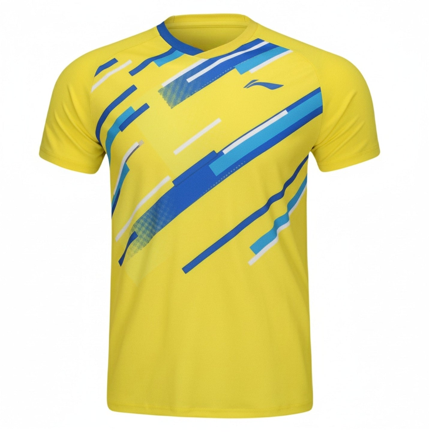 Badminton T-shirt - Li-Ning Defense Yellow Unisex - SportYouUp Danmark