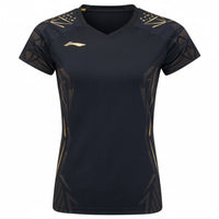 Badminton T-shirt - Li-Ning International New Black Women - SportYouUp Danmark