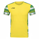 Badminton T-shirt - Li-Ning Top Play Yellow Unisex - SportYouUp Danmark