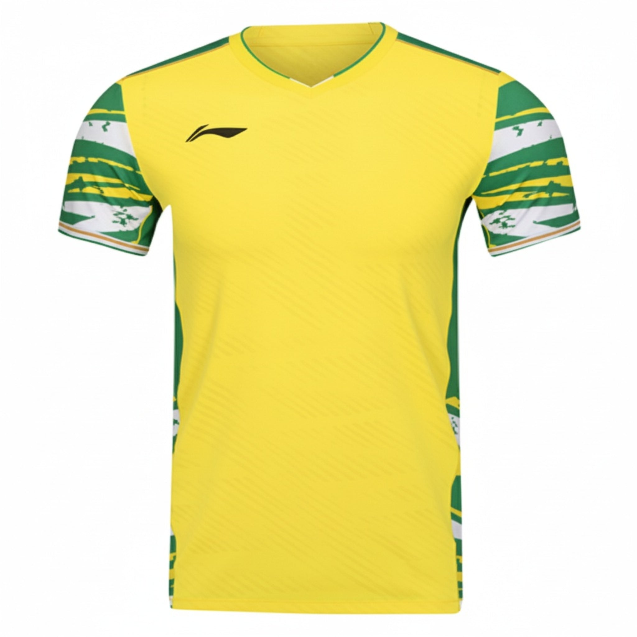 Badminton T-shirt - Li-Ning Top Play Yellow Unisex - SportYouUp Danmark