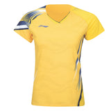 Li-Ning Badminton T-Shirt - Li-Ning Side Effect Yellow Women - SportYouUp Danmark