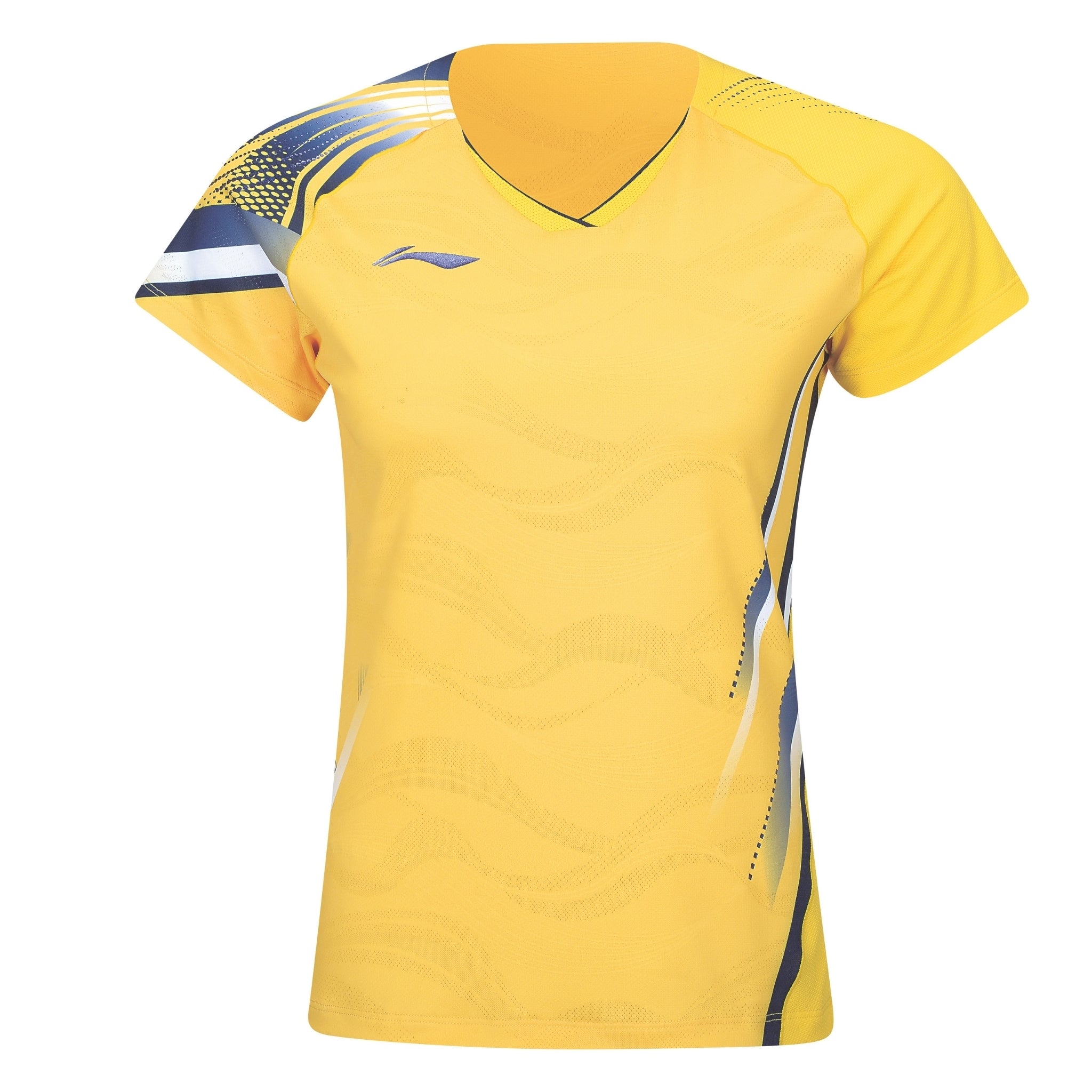 Li-Ning Badminton T-Shirt - Li-Ning Side Effect Yellow Women - SportYouUp Danmark