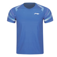 Li-Ning Badminton T-Shirt - Li-Ning Dream Blue Unisex - SportYouUp Danmark