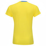 Badminton T-shirt - Li-Ning Defense Yellow Women - SportYouUp Danmark