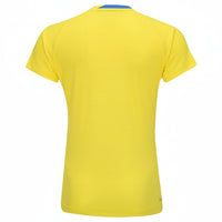 Badminton T-shirt - Li-Ning Defense Yellow Women - SportYouUp Danmark