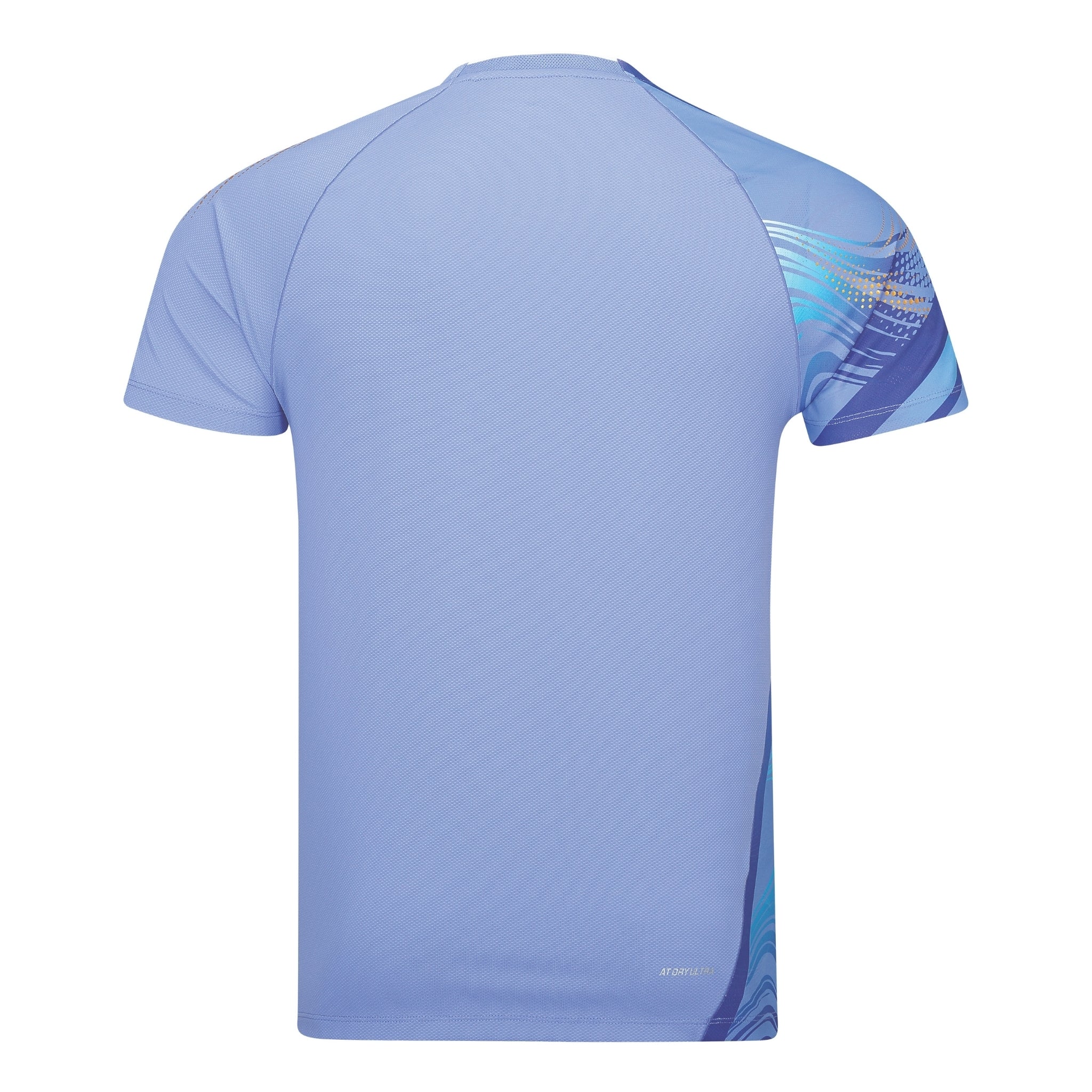 Li-Ning Badminton T-Shirt - Li-Ning Side Effect Light Blue Unisex - SportYouUp Danmark