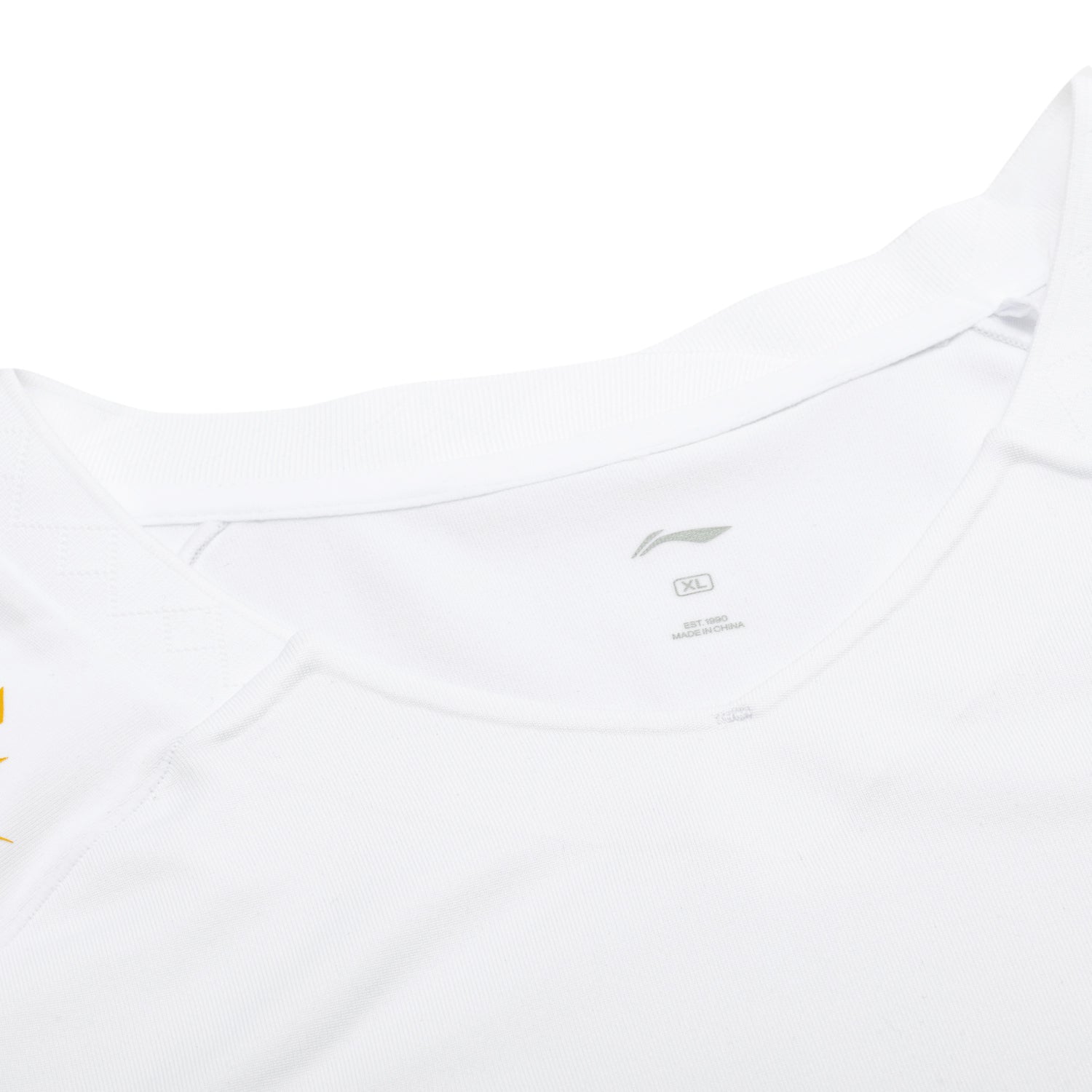 Badminton T-shirt - Li-Ning International New White Unisex - SportYouUp Danmark