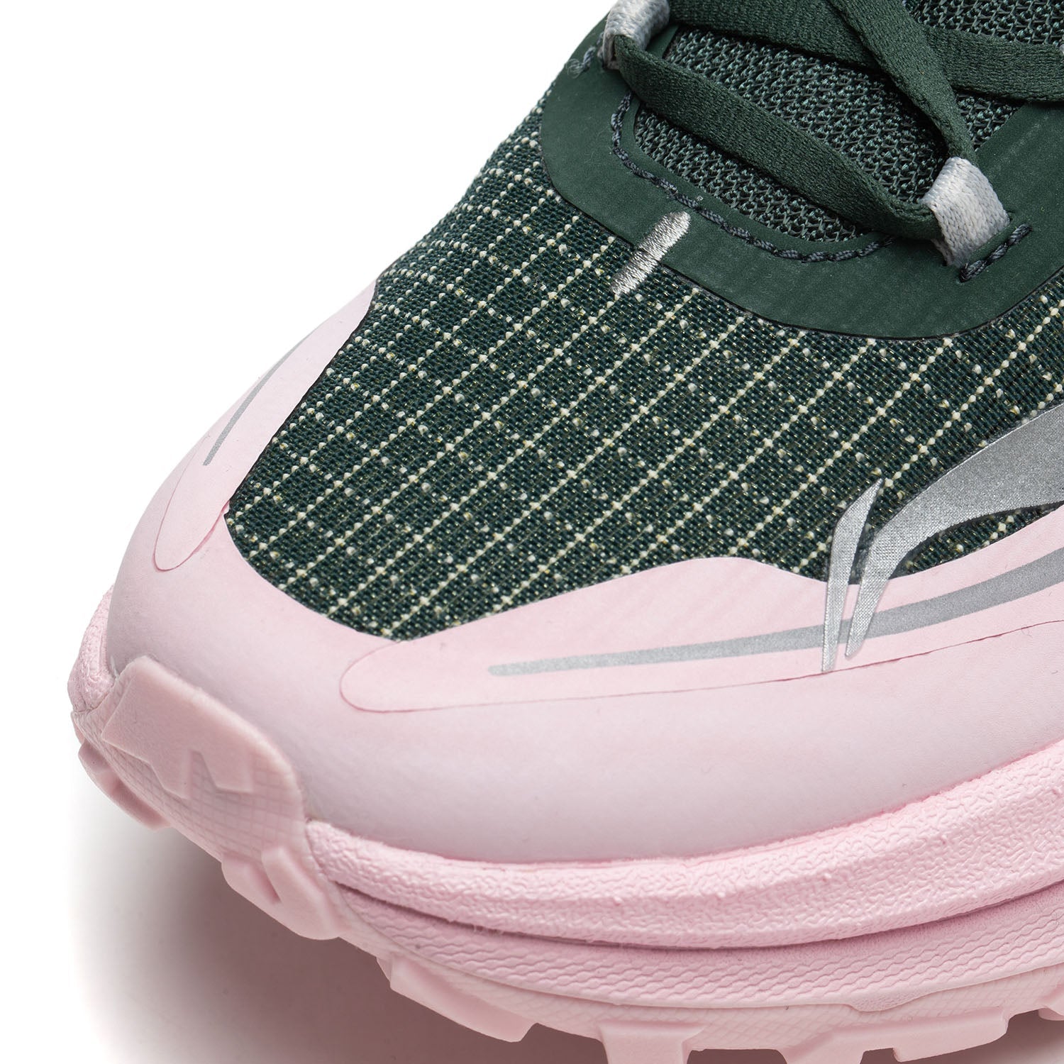 Li-Ning Trail Dilu V2 Dark Green/Pink Dame