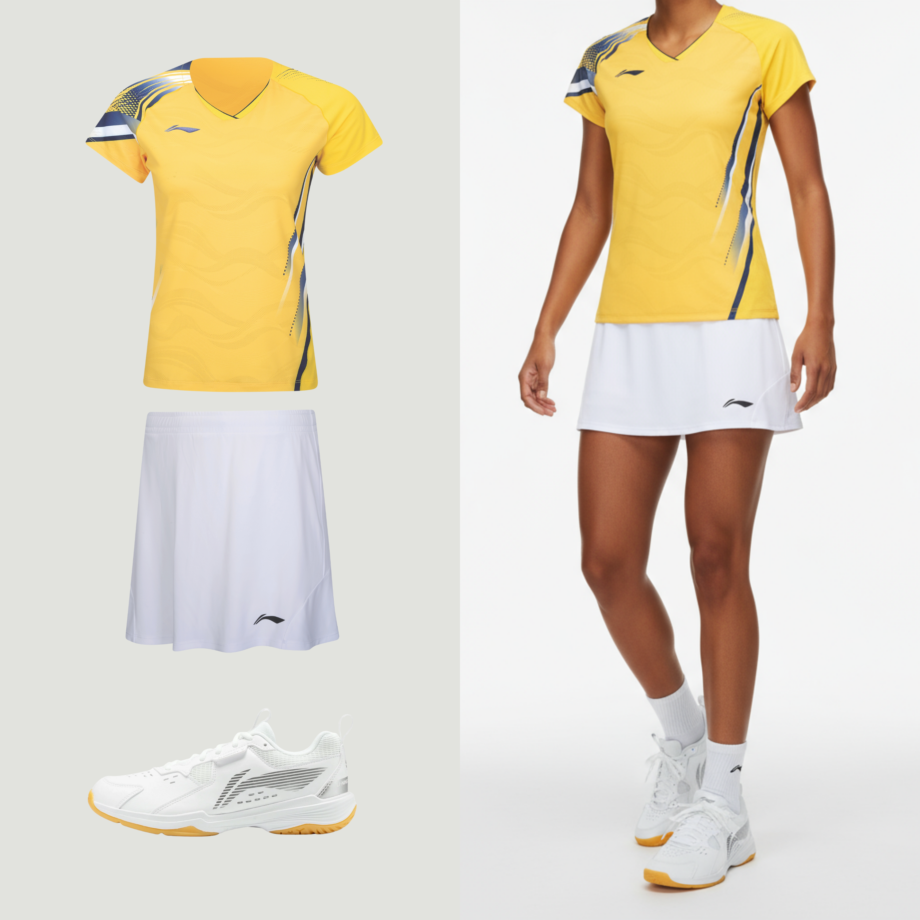 Li-Ning badminton trøje til kvinder med perfekt pasform.