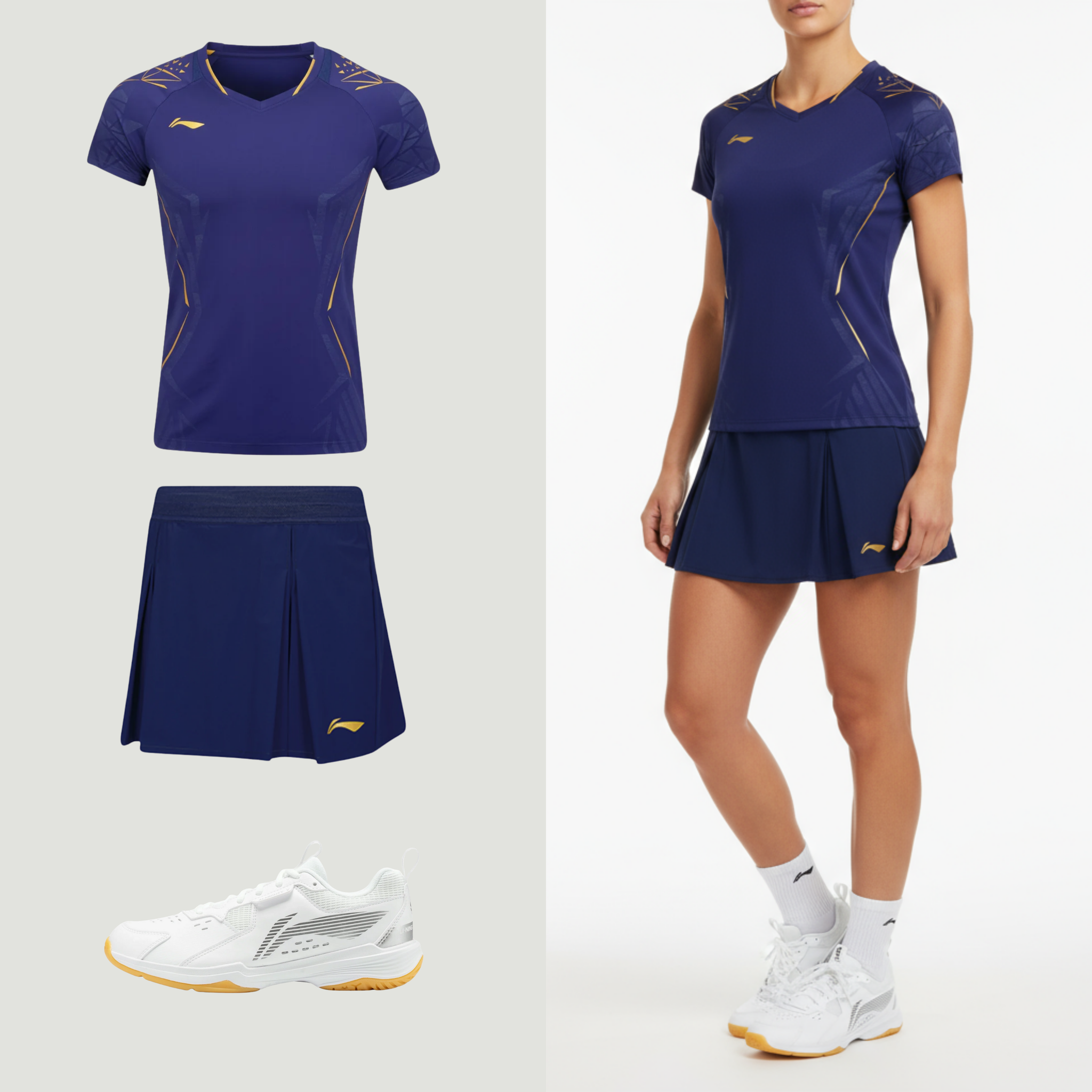 Li-Ning International New Blue Women