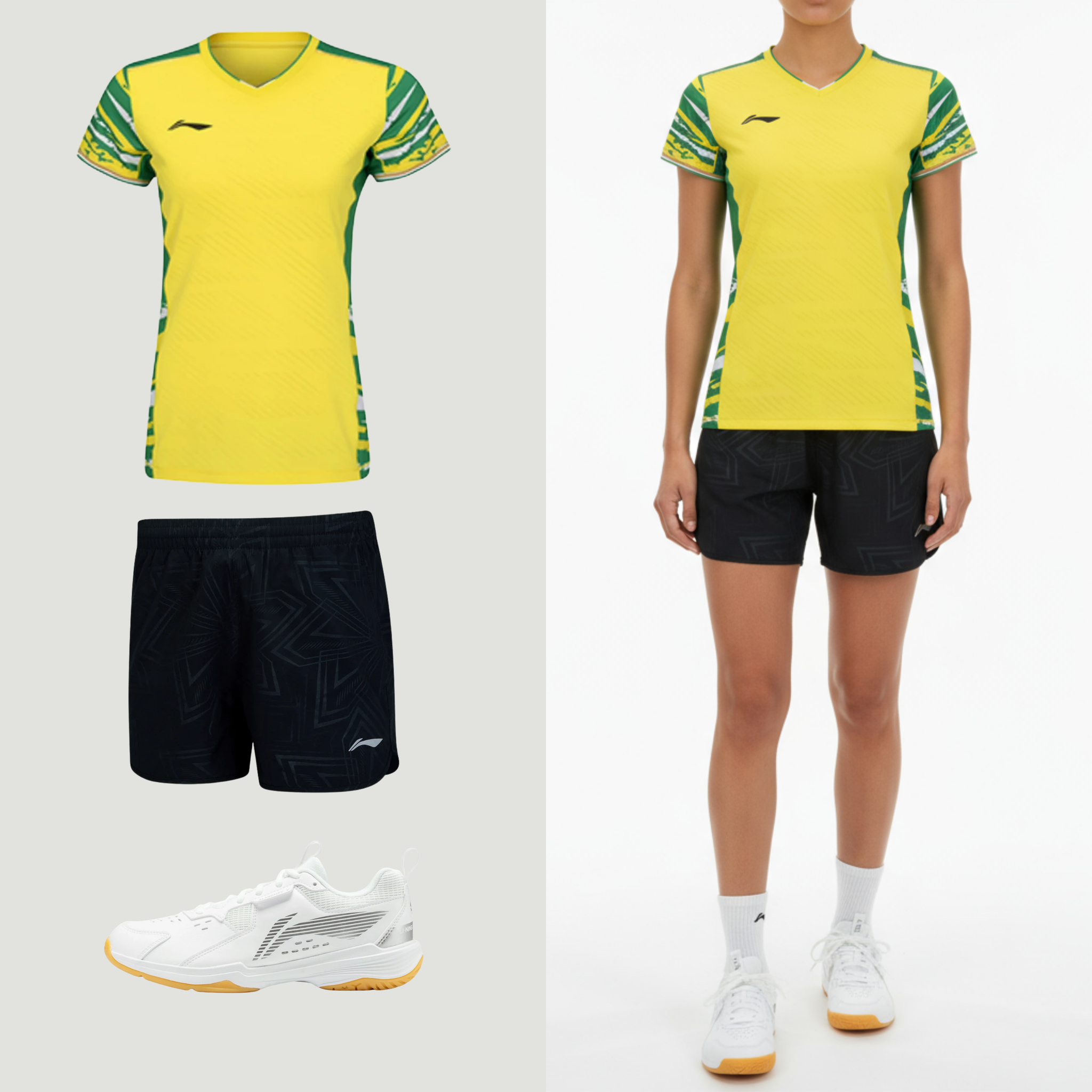 Li-Ning Top Play Yellow Women