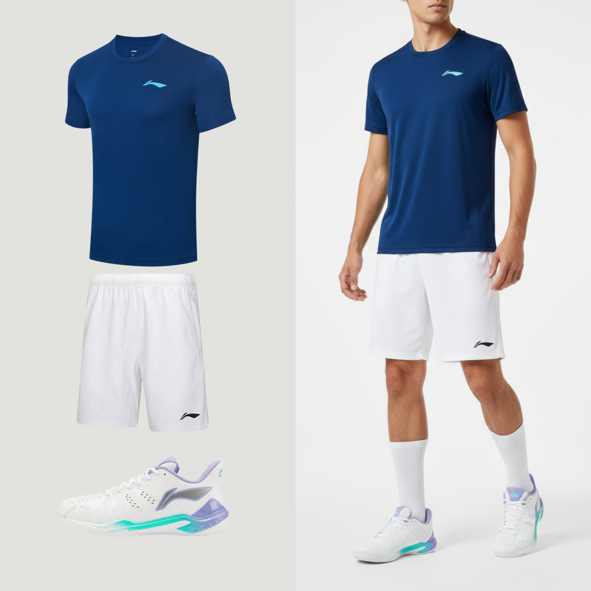Li-Ning Go Steady Blue Unisex