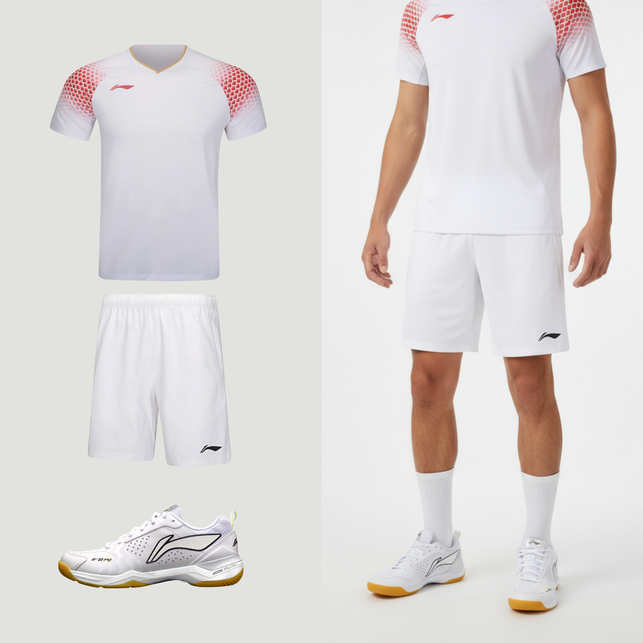 Li-Ning Point White Unisex