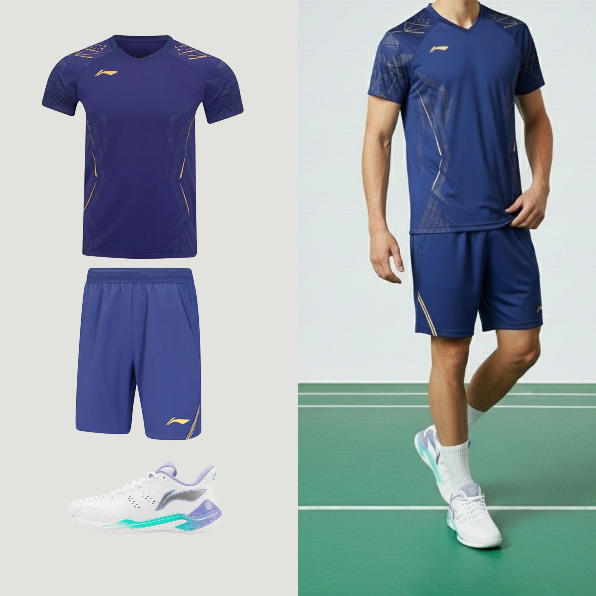 Li-Ning International New Blue Herre