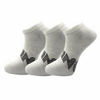 Li-Ning Ankel Footie White 3-pak