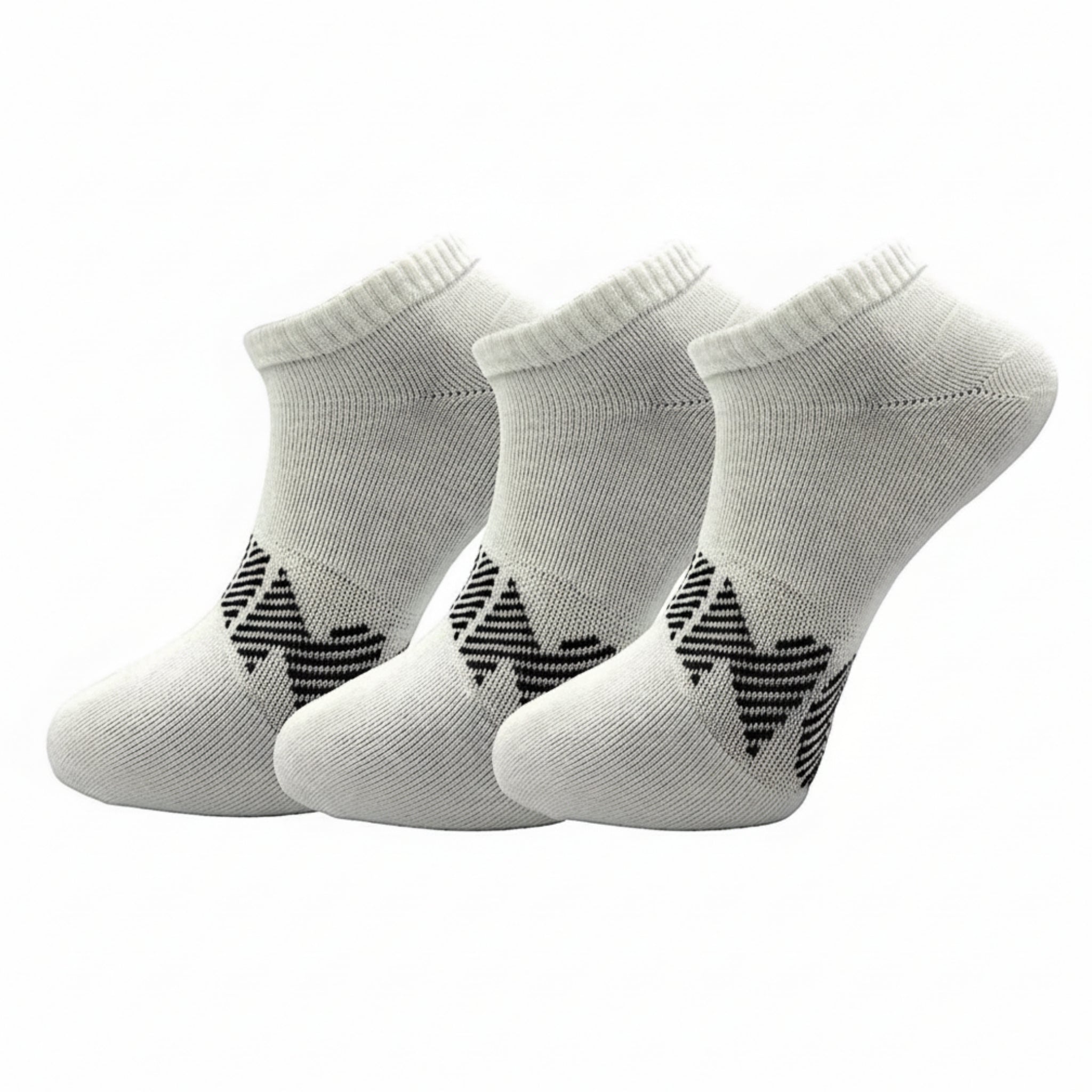 Li-Ning Ankel Footie White 3-pak