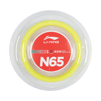 Badminton strenge - Li-Ning N65 Yellow 200m - SportYouUp Danmark