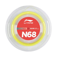 Badminton strenge - Li-Ning N68 Yellow 200m - SportYouUp Danmark