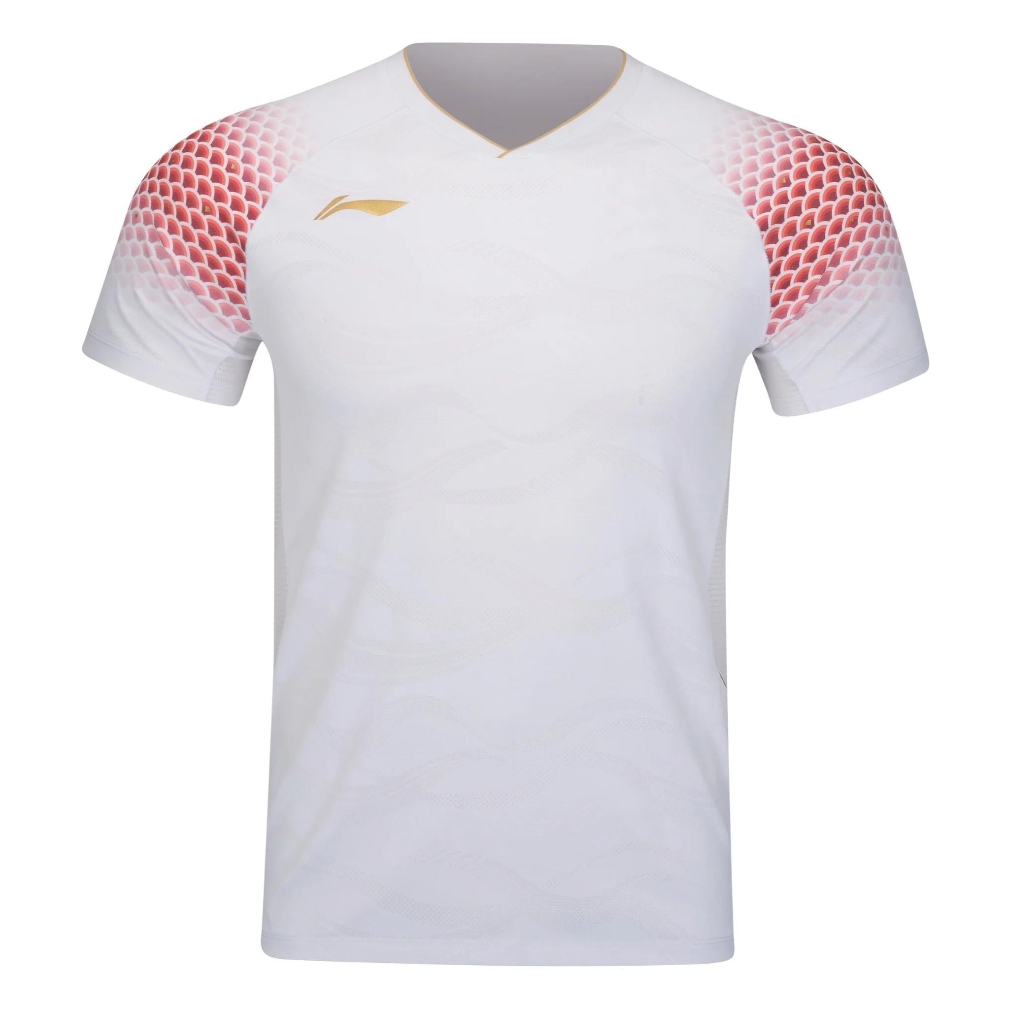 Li-Ning Badminton T-Shirt - Li-Ning Point Pro White Unisex - SportYouUp Danmark