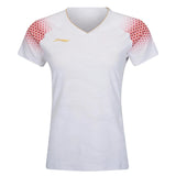 Li-Ning Badminton T-Shirt - Li-Ning Point Pro White Women - SportYouUp Danmark