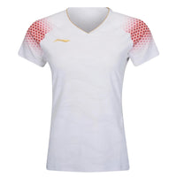 Li-Ning Badminton T-Shirt - Li-Ning Point Pro White Women - SportYouUp Danmark