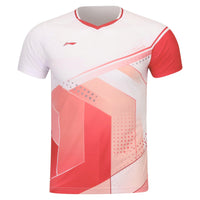 Badminton T-shirt - Li-Ning National White Exclusive Unisex - SportYouUp Danmark
