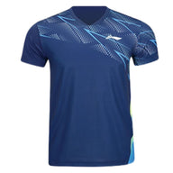 Badminton T-shirt - Li-Ning Champion Blue Unisex - SportYouUp Danmark