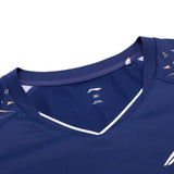 Badminton T-shirt - Li-Ning Play Cool Dark Blue Unisex - SportYouUp Danmark