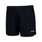 Badminton Dame Shorts - Li-Ning Firework Black Dame - SportYouUp Danmark