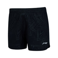 Badminton Dame Shorts - Li-Ning Firework Black Dame - SportYouUp Danmark