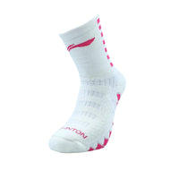 Badminton sokker - Li-Ning High Top Sock Pink - SportYouUp Danmark