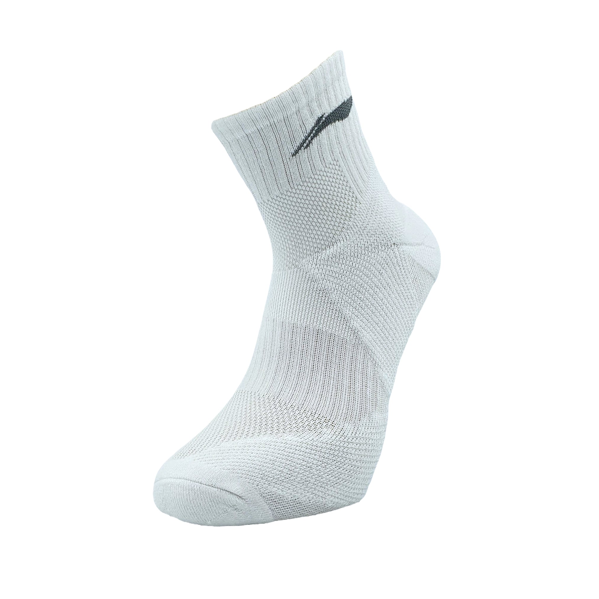 Badminton sokker - Li-Ning White Cordura Sock - SportYouUp Danmark