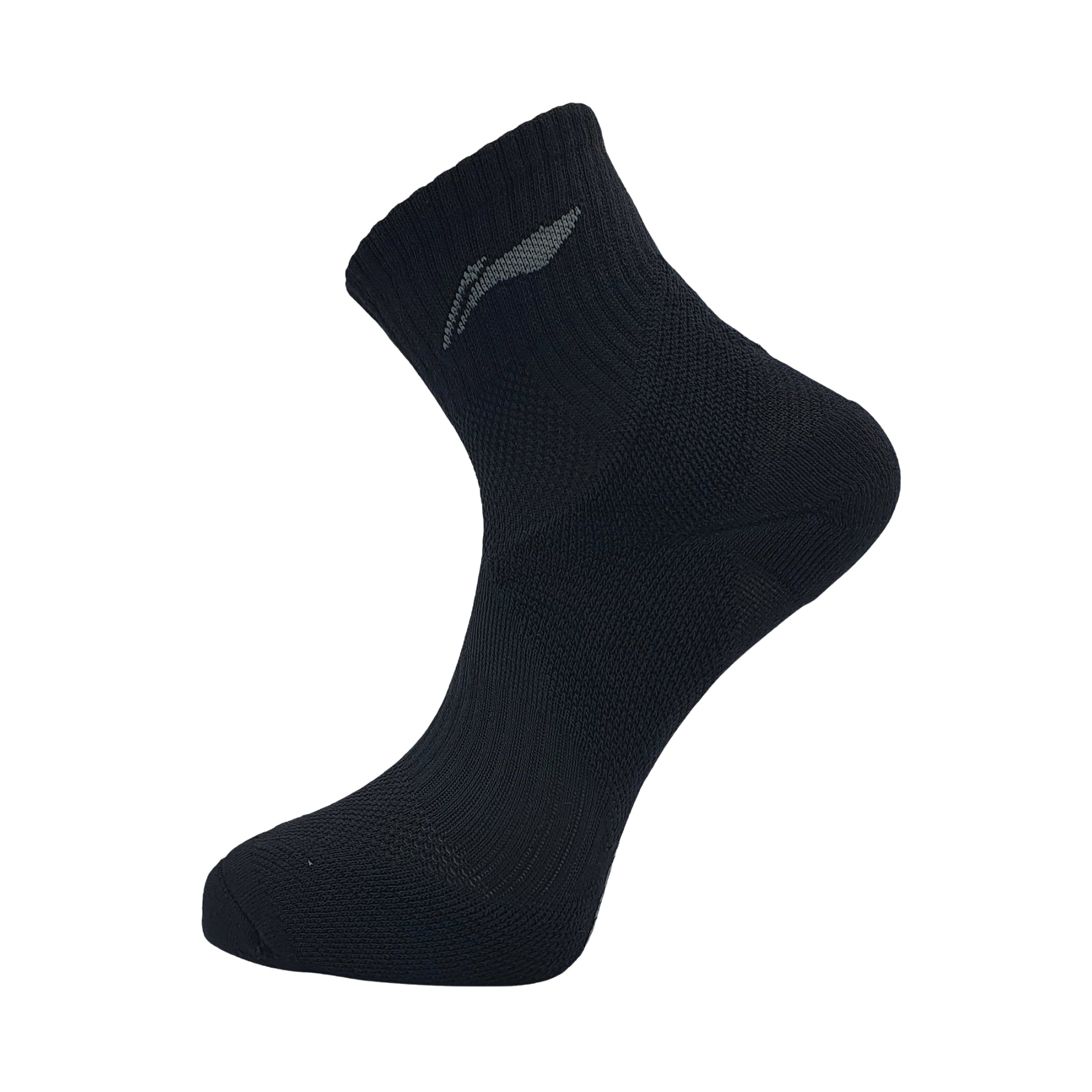 Badminton sokker - Li-Ning Black Cordura Sock - SportYouUp Danmark