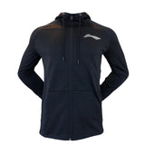 Badminton træningsdragter - Li-Ning Club Black Zip Hoodie Unisex - SportYouUp Danmark